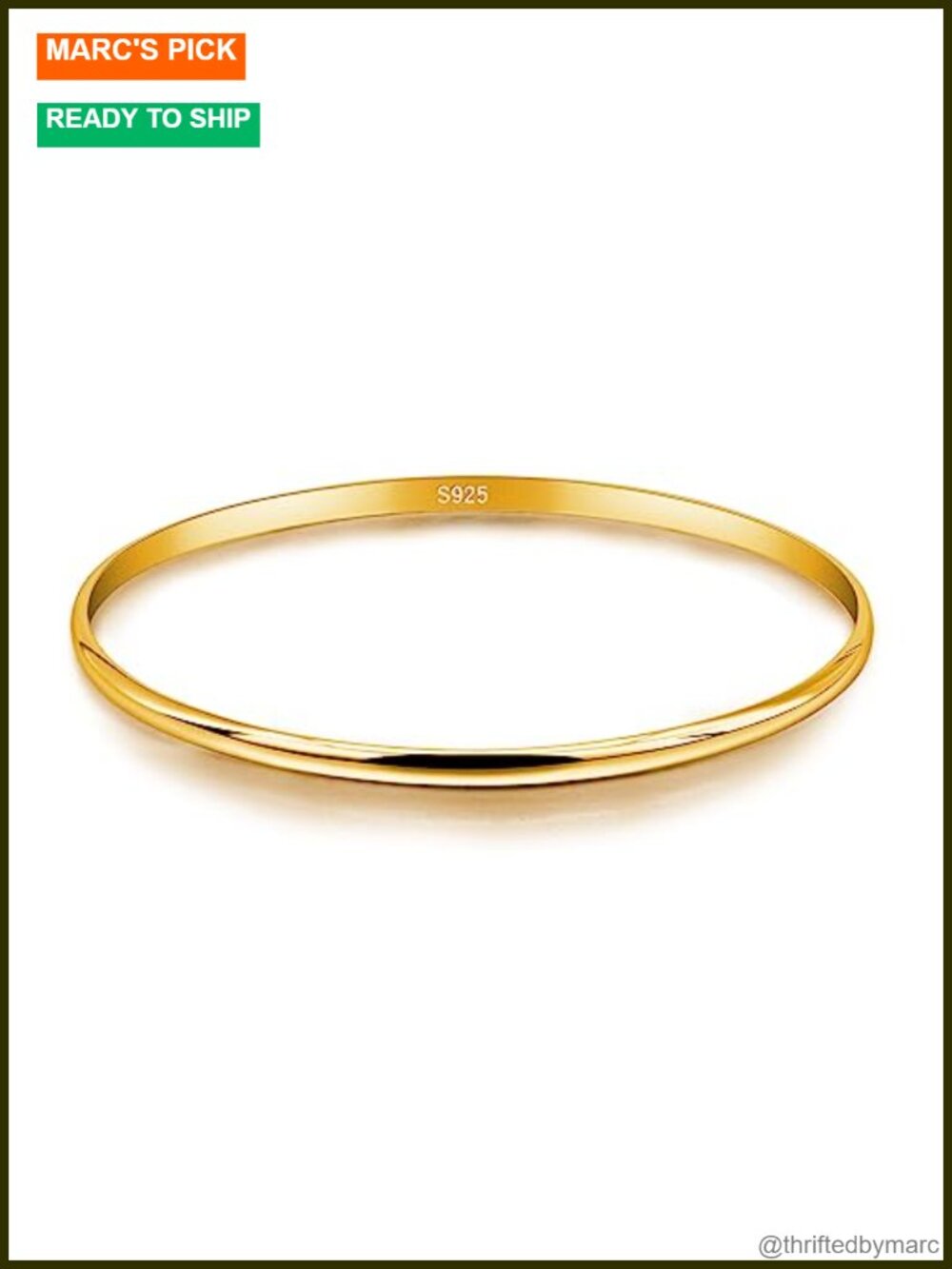 925 Sterling Silver Minimalist Bangle Stackable Bracelet 2MM Thick